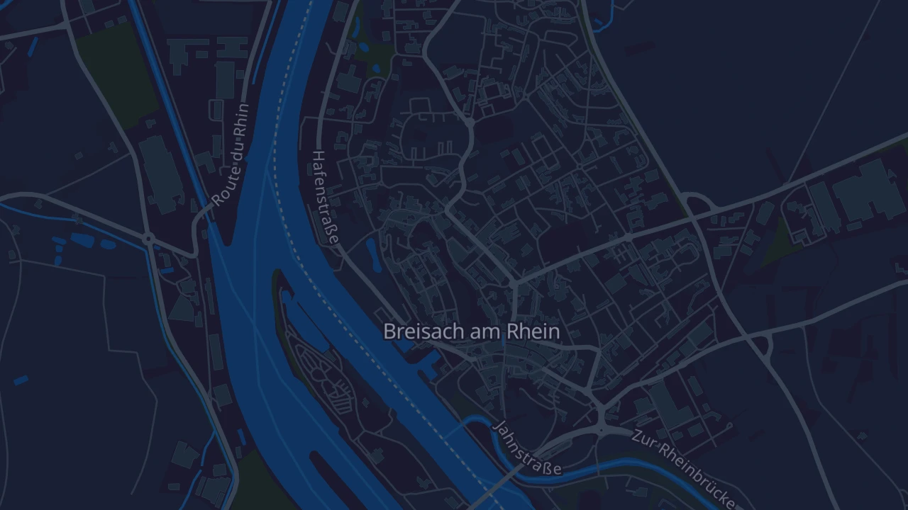 Karte von Breisach am Rhein