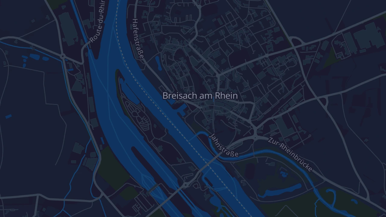 Karte von Breisach am Rhein