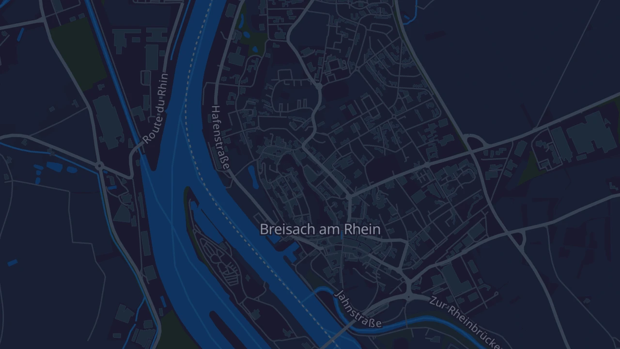 Karte von Breisach am Rhein