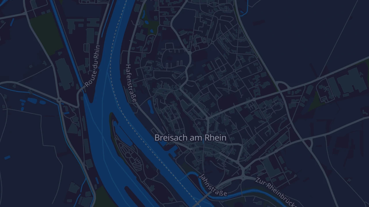 Karte von Breisach am Rhein