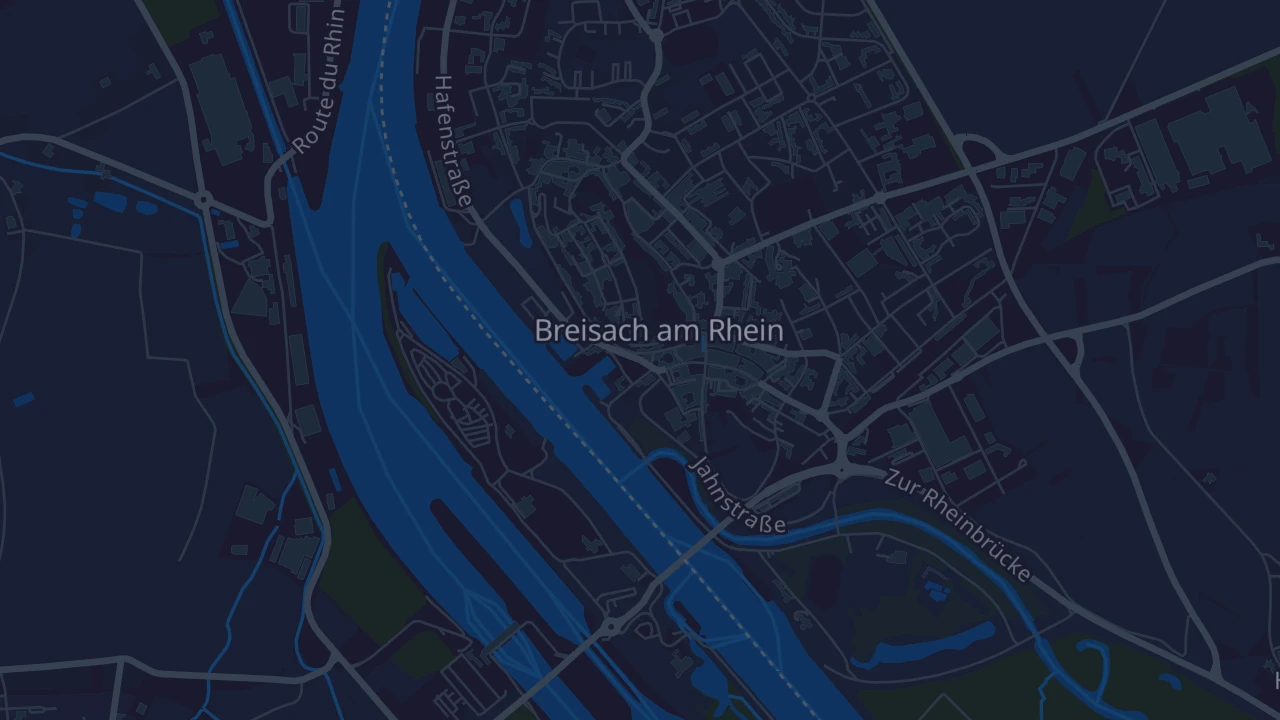 Karte von Breisach am Rhein