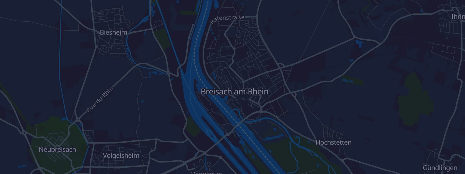 Karte von Breisach