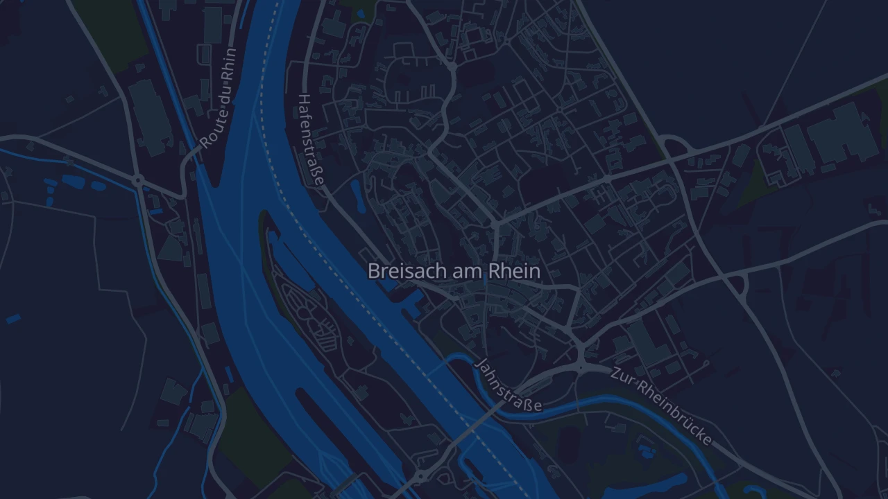 Karte von Breisach