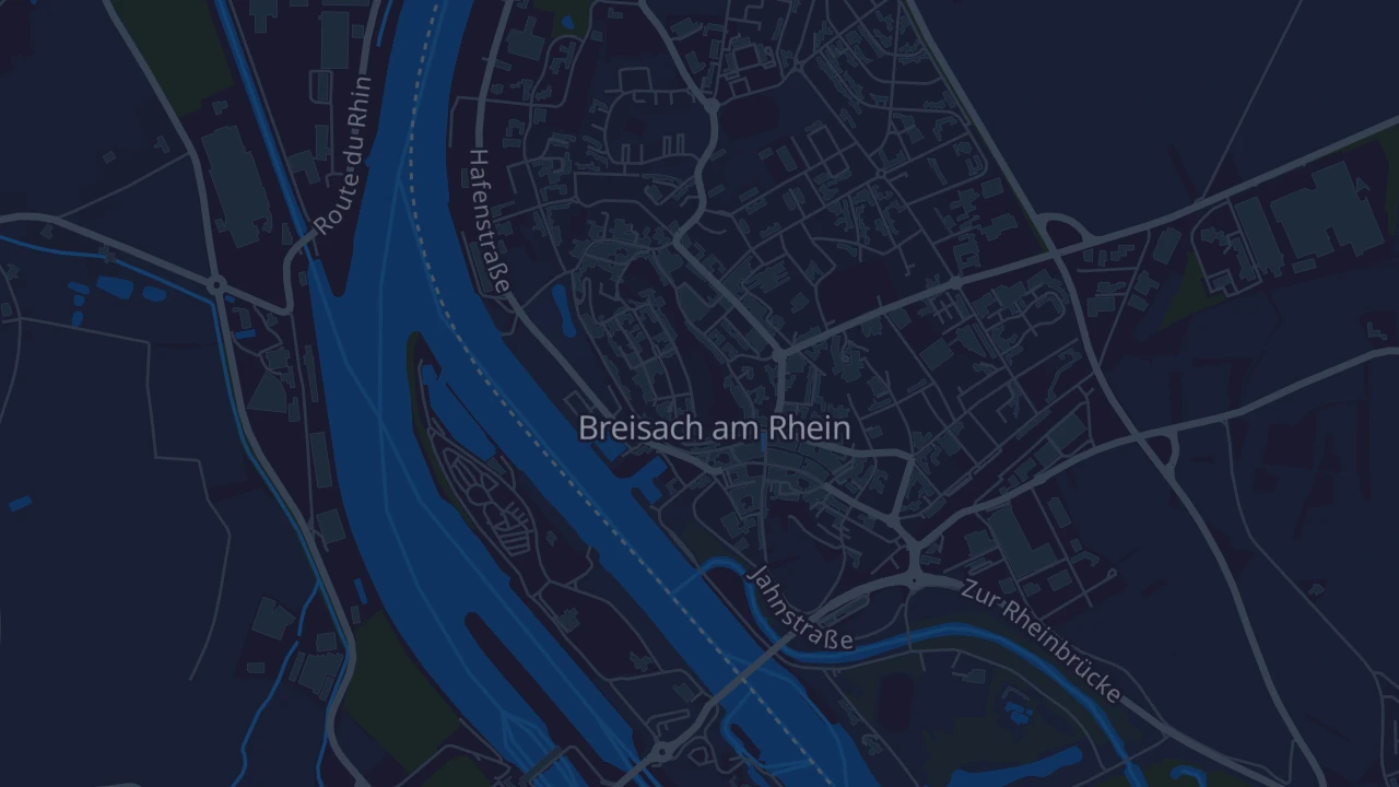 Karte von Breisach am Rhein