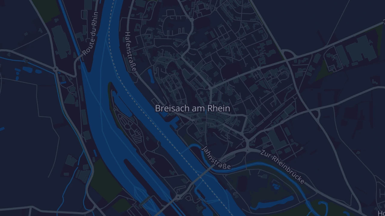Karte von Breisach am Rhein