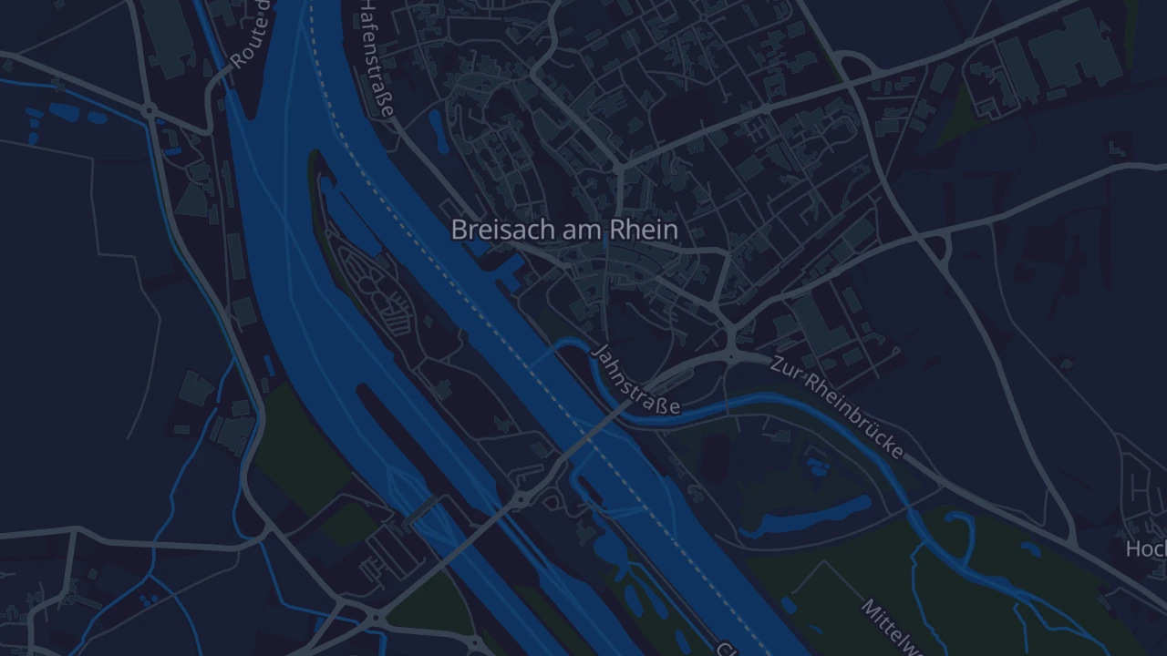 Karte von Breisach am Rhein