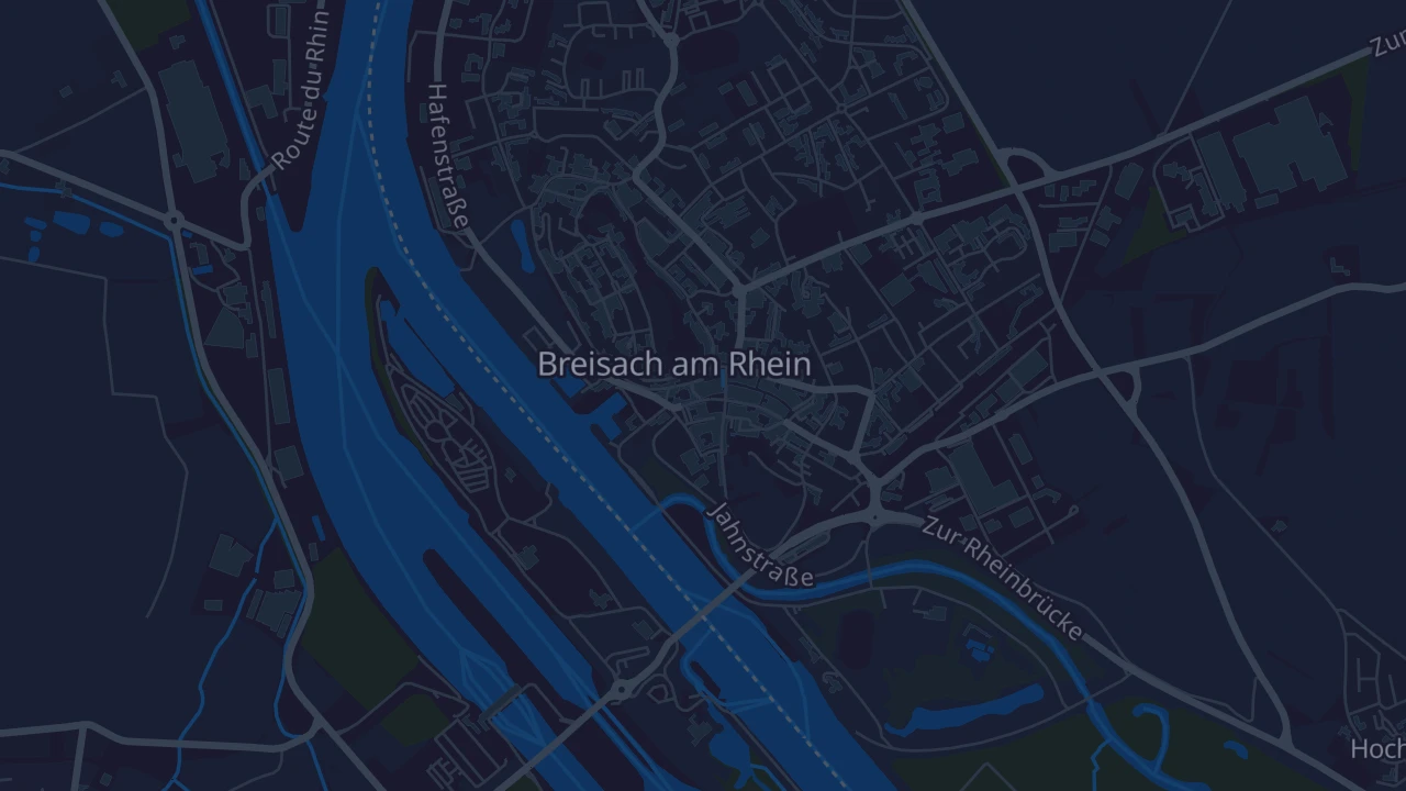 Karte von Breisach am Rhein