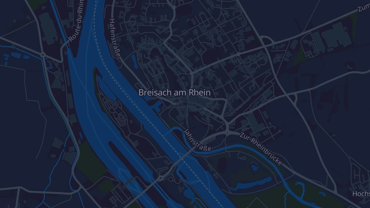 Karte von Breisach am Rhein