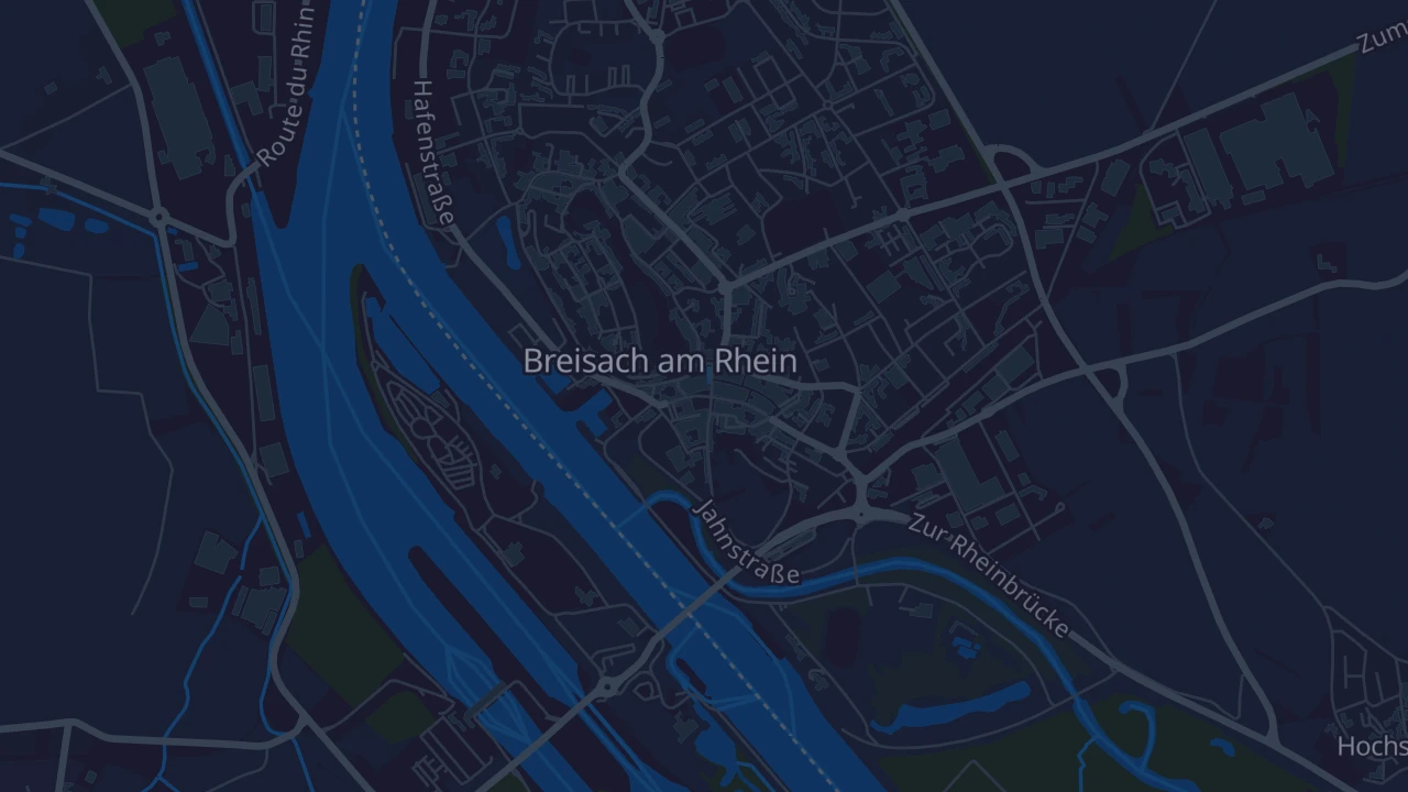 Karte von Breisach am Rhein