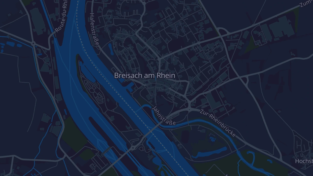 Karte von Breisach am Rhein