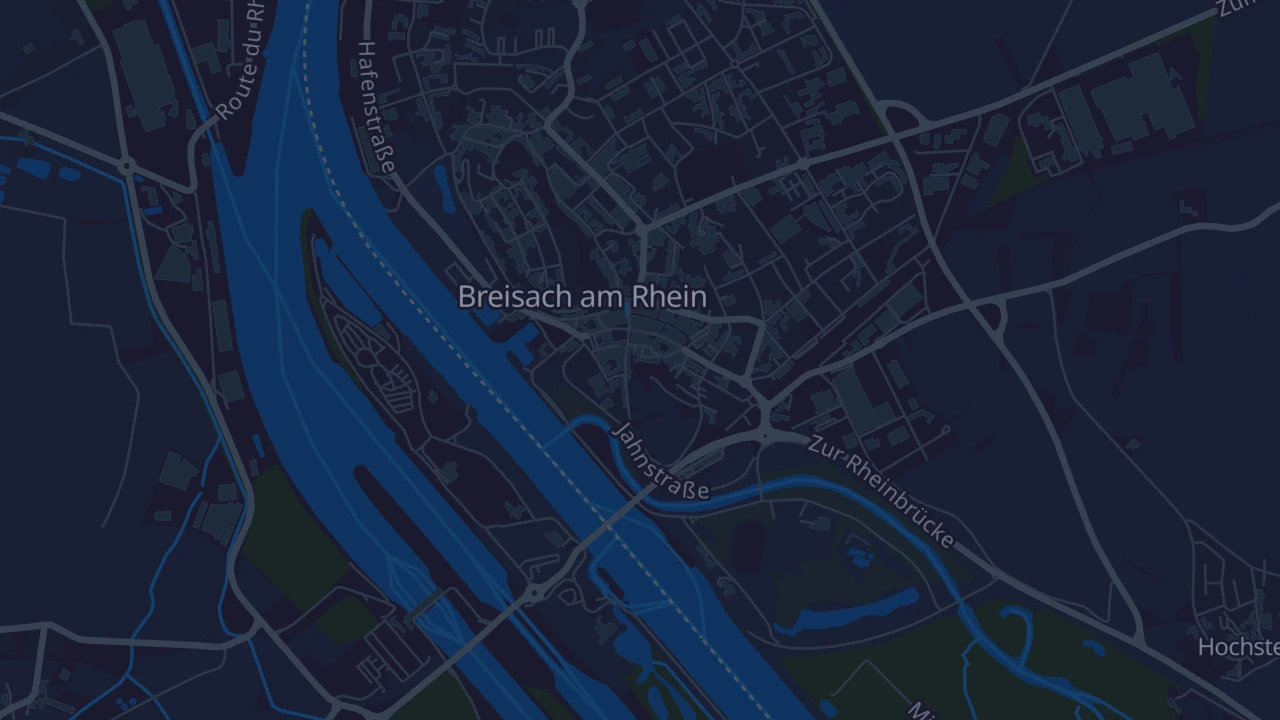 Karte von Breisach am Rhein