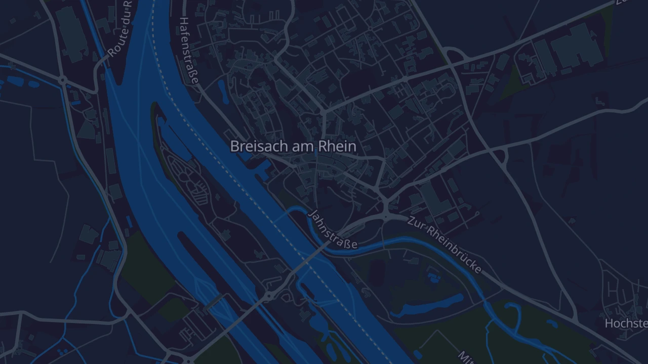 Karte von Breisach am Rhein