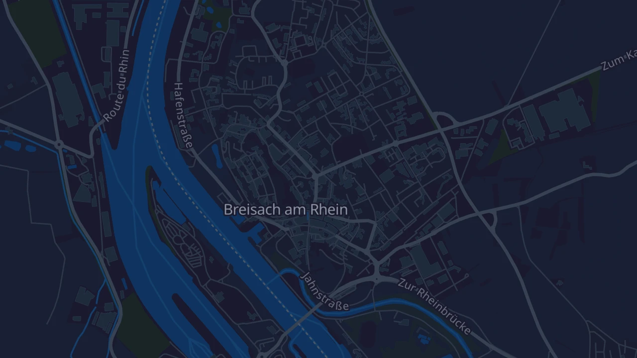 Karte von Breisach am Rhein