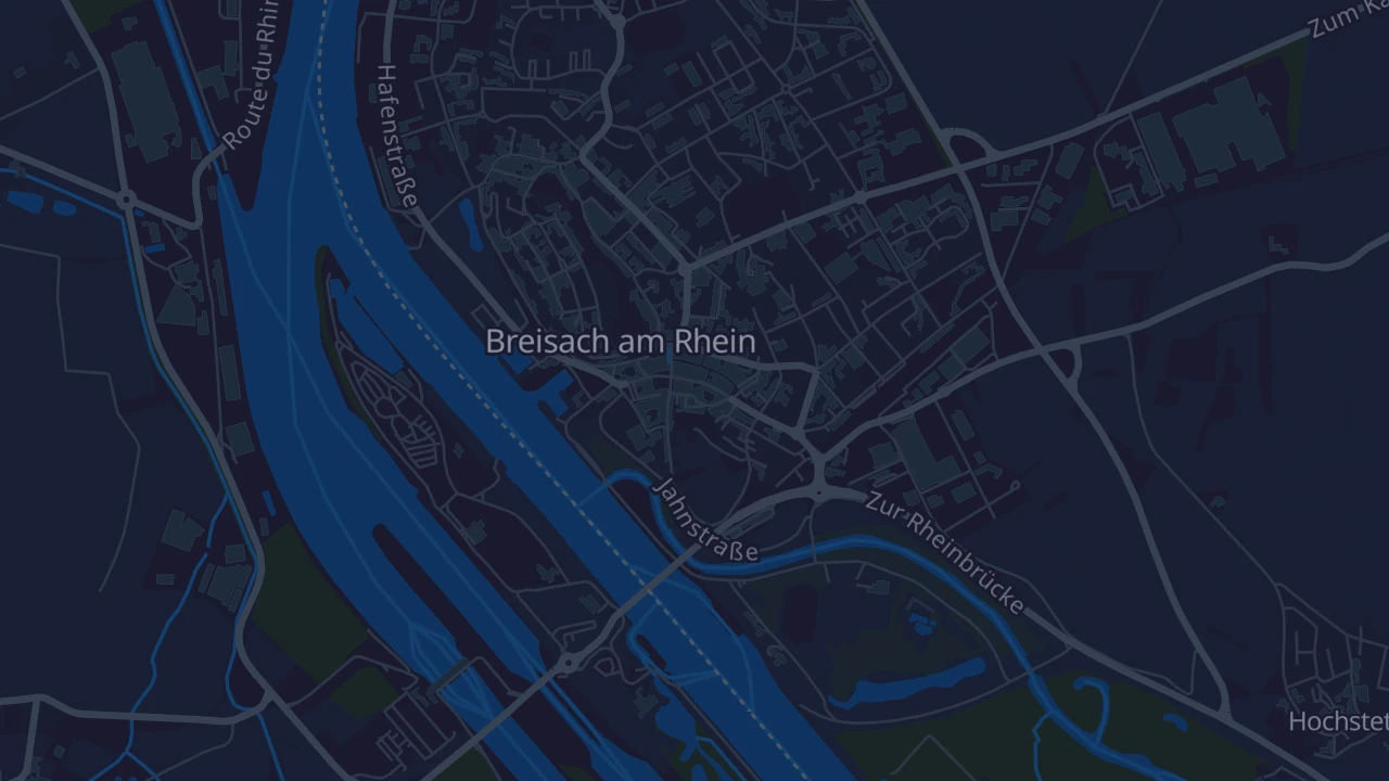 Karte von Breisach am Rhein