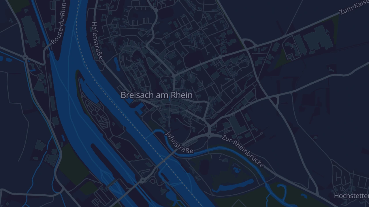 Karte von Breisach am Rhein