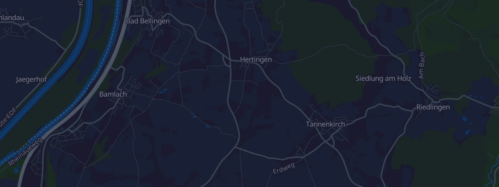 Karte von Hertingen