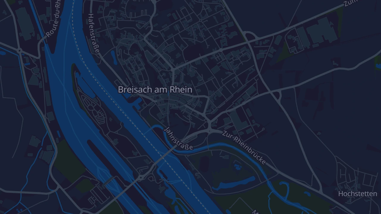 Karte von Breisach am Rhein