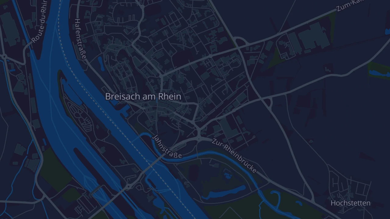 Karte von Breisach am Rhein