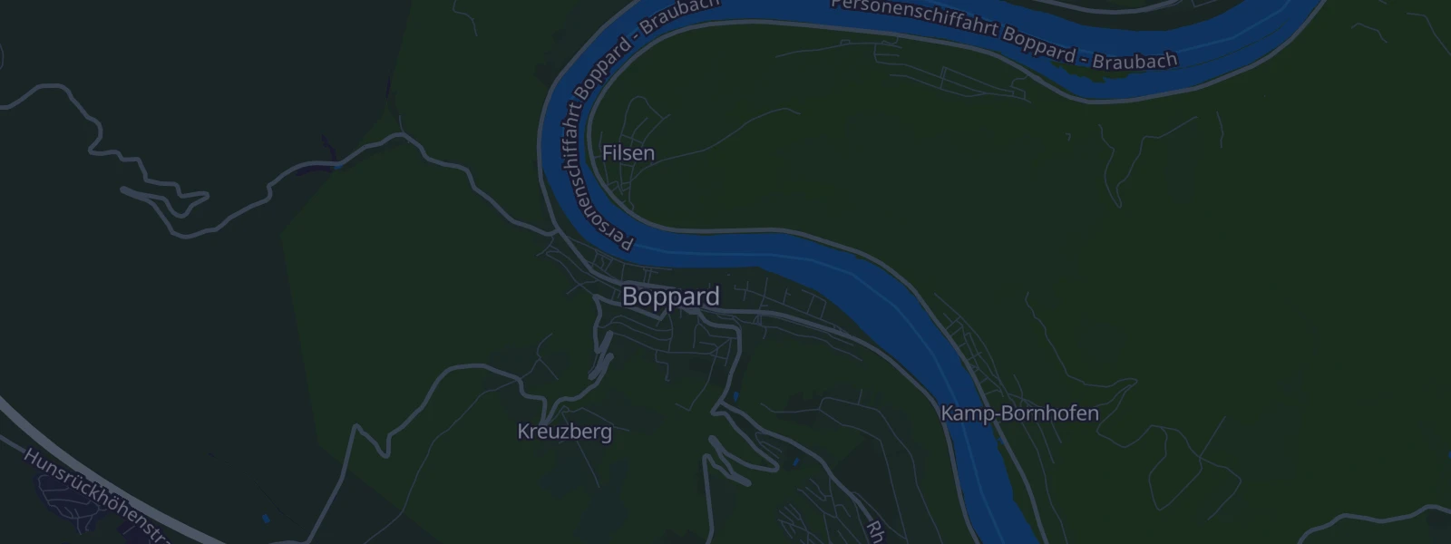 Karte von Boppard