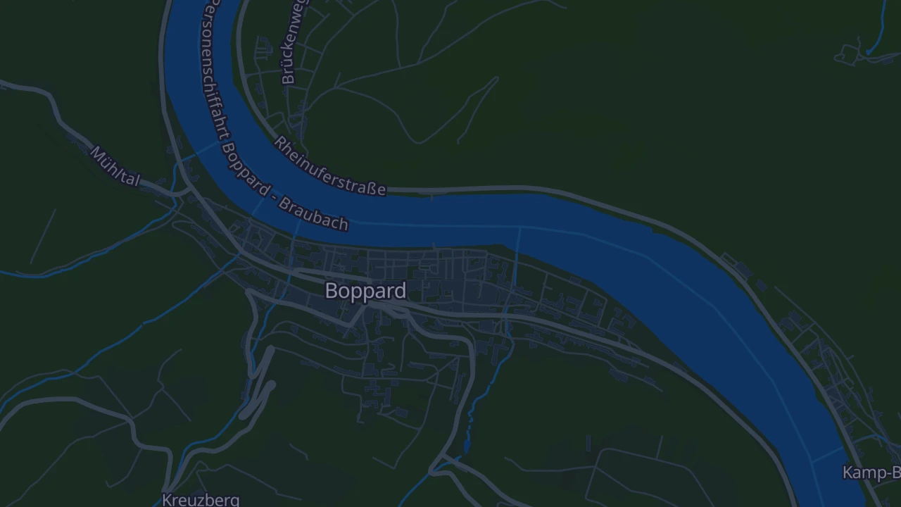 Karte von Boppard