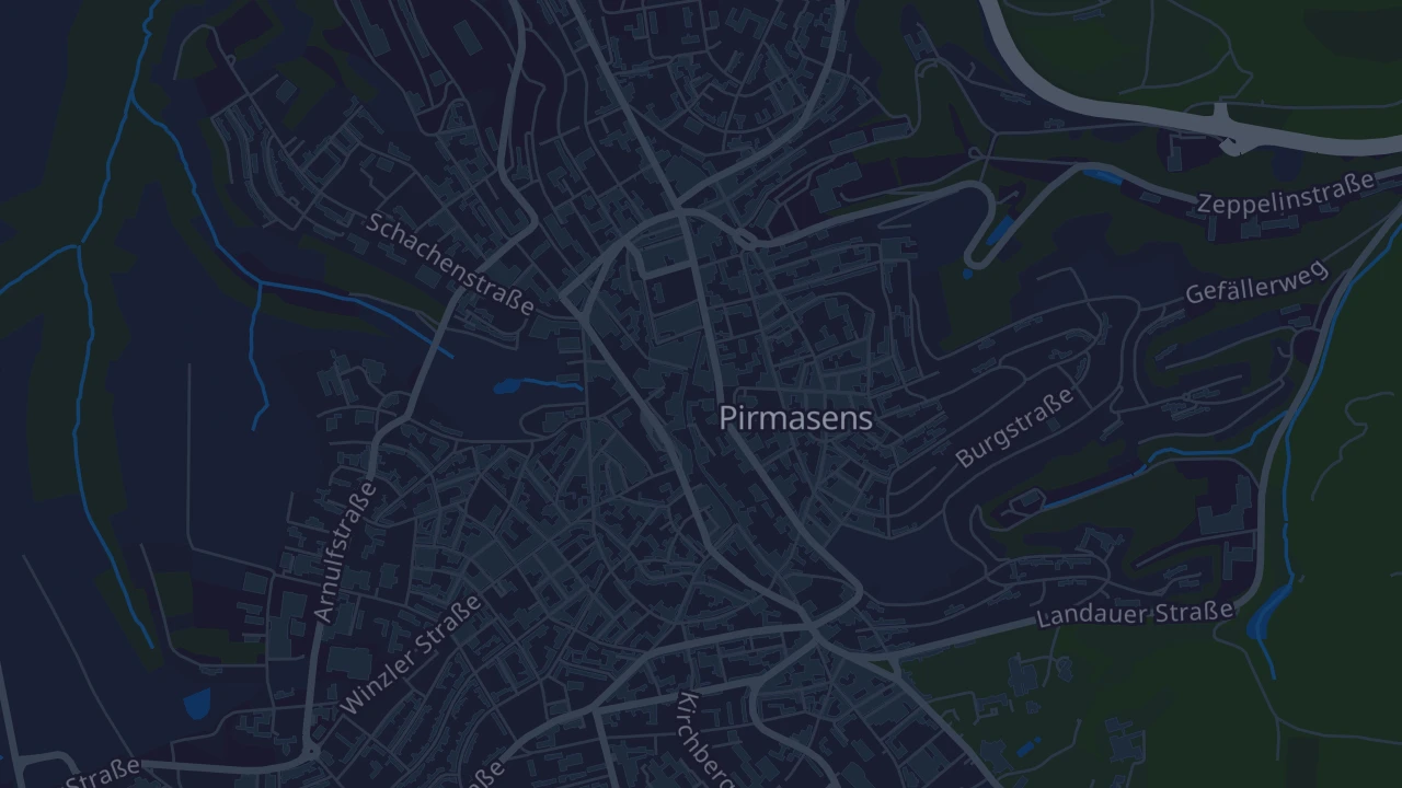 Karte von Pirmasens