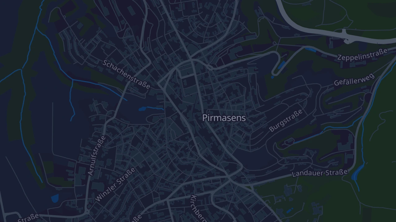 Karte von Pirmasens