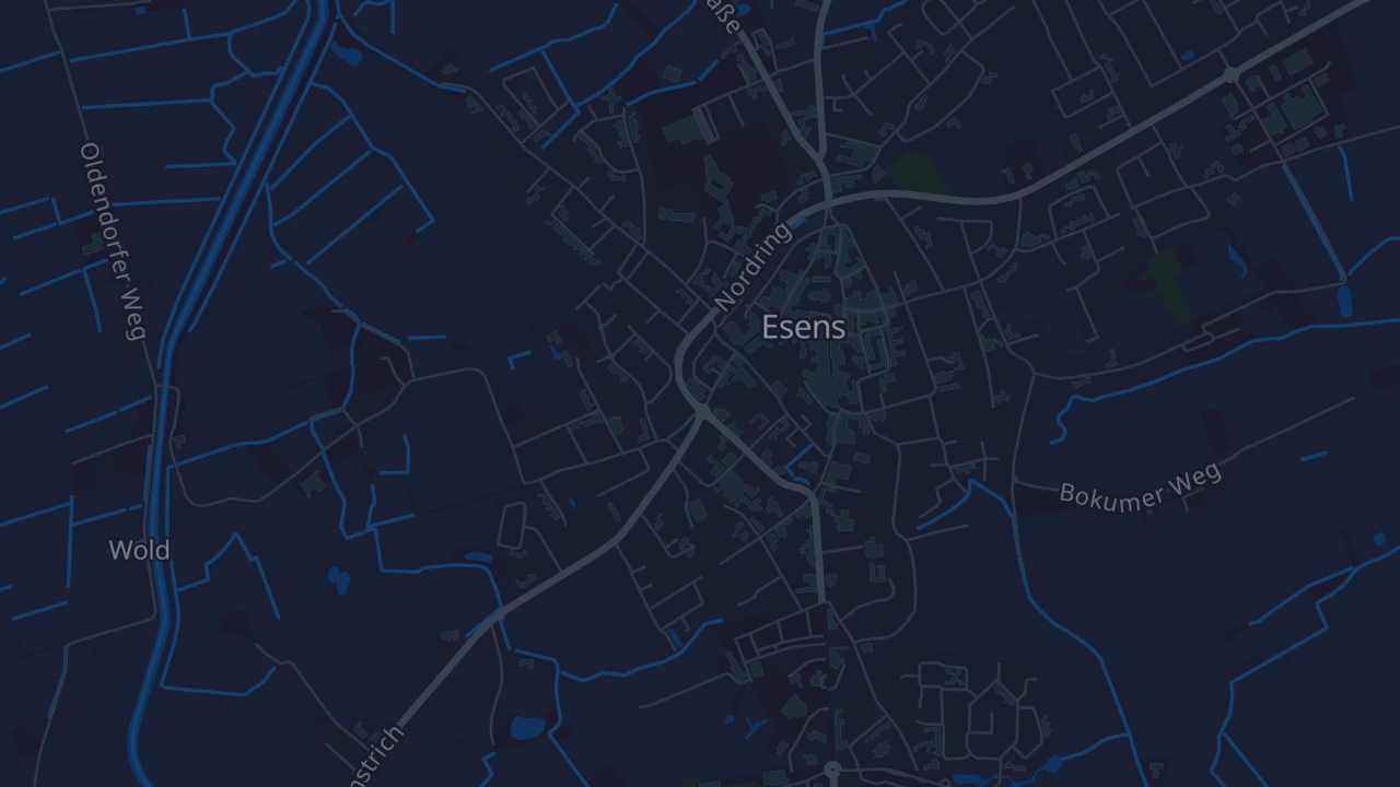 Karte von Esens