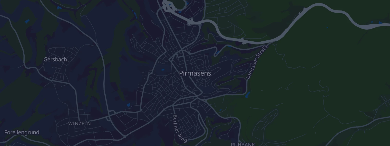 Karte von Pirmasens