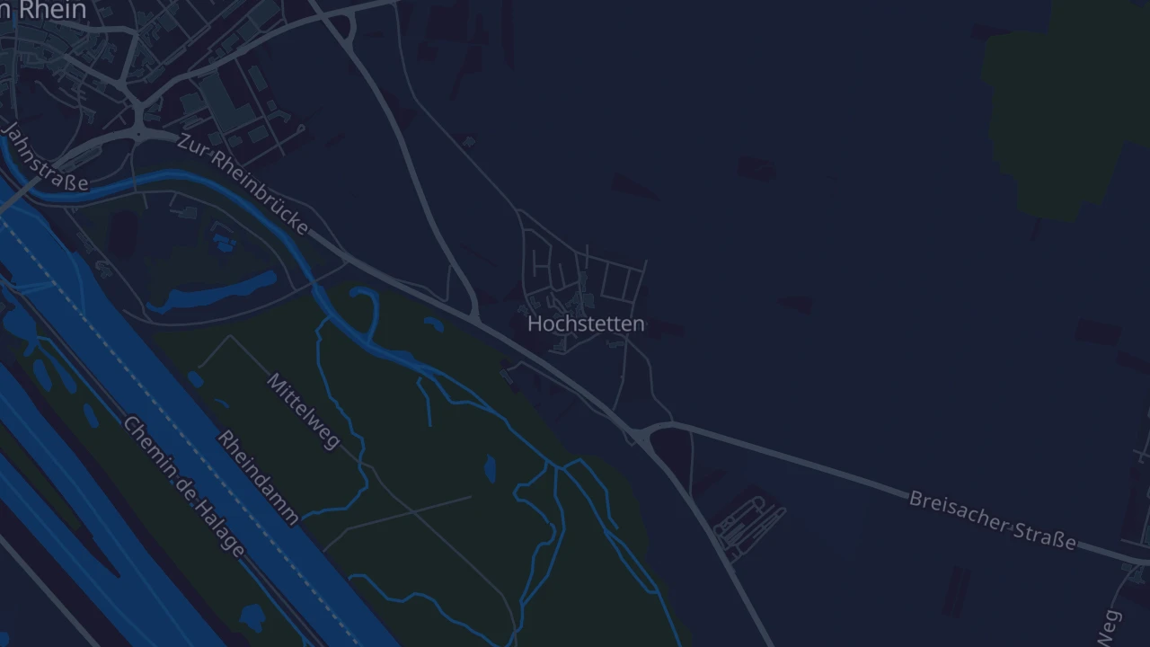 Karte von Breisach-Hochstetten