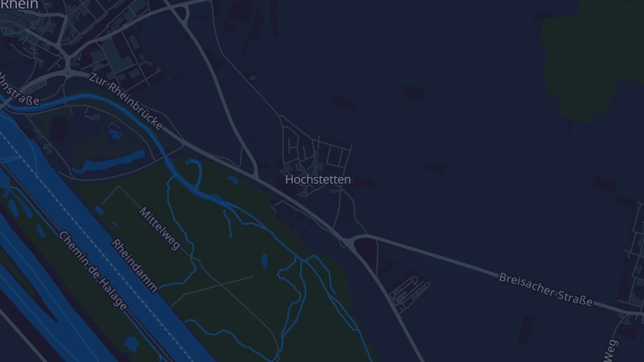 Karte von Breisach am Rhein
