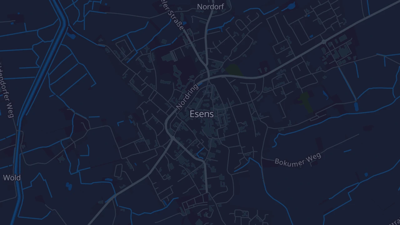 Karte von Esens