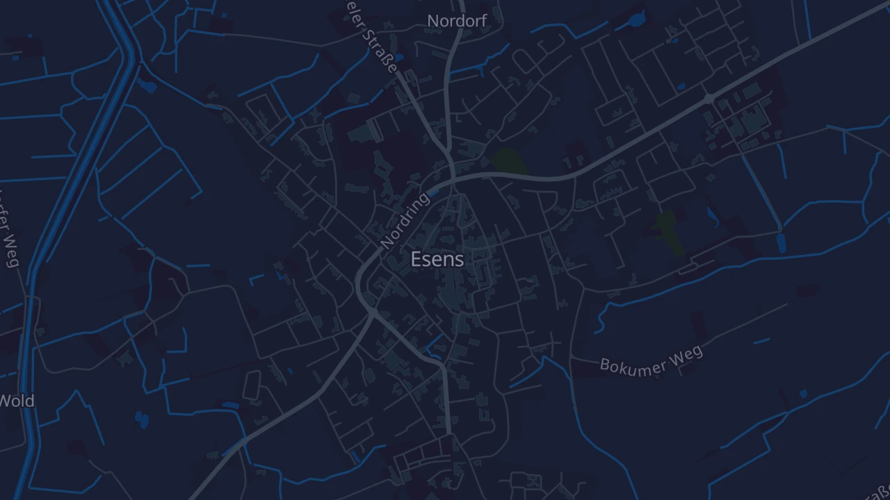 Karte von Esens