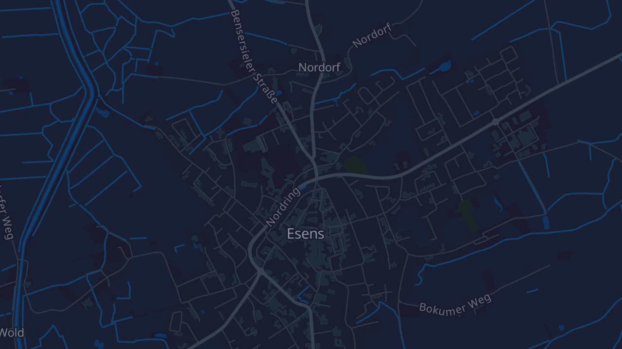 Karte von Esens