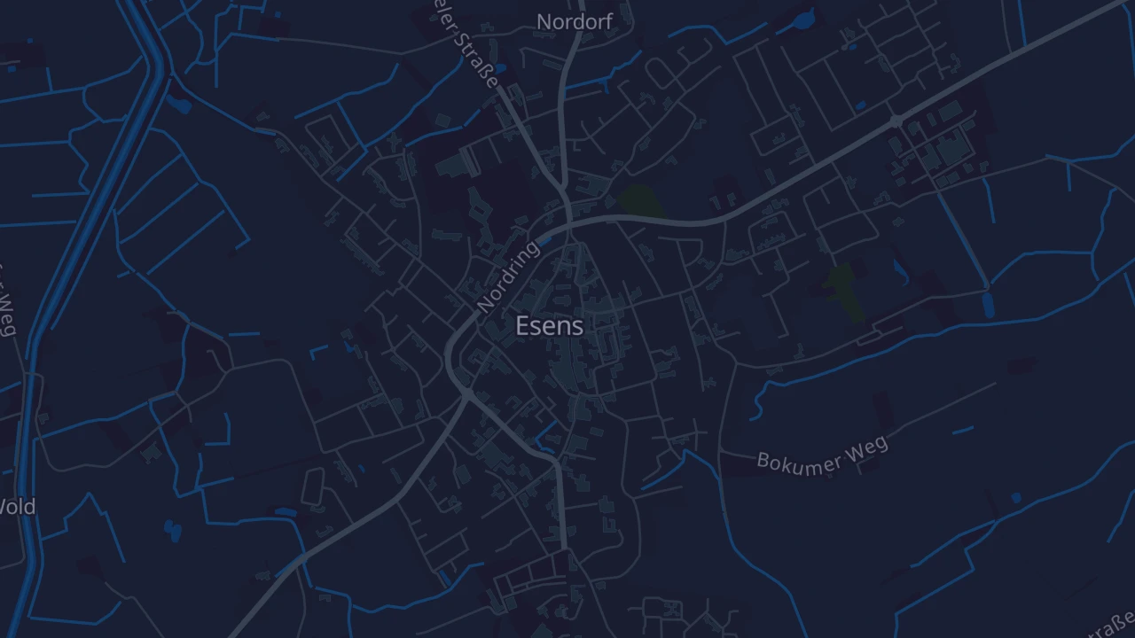 Karte von Esens