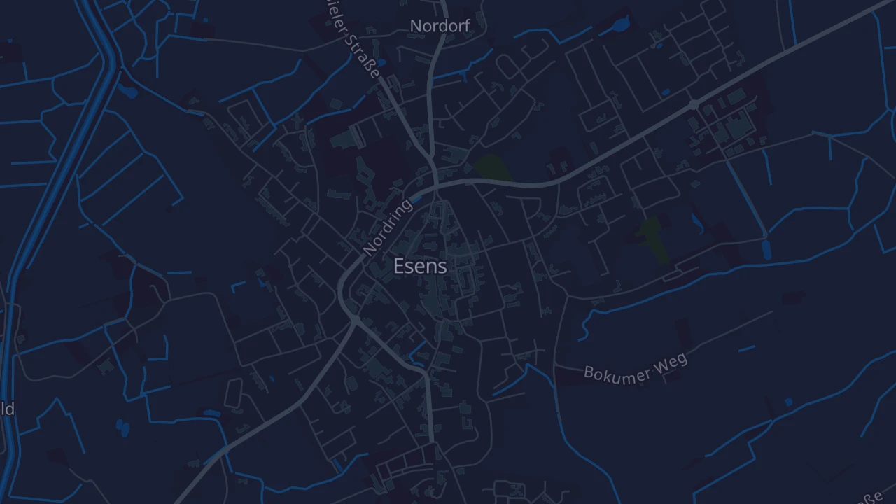 Karte von Esens