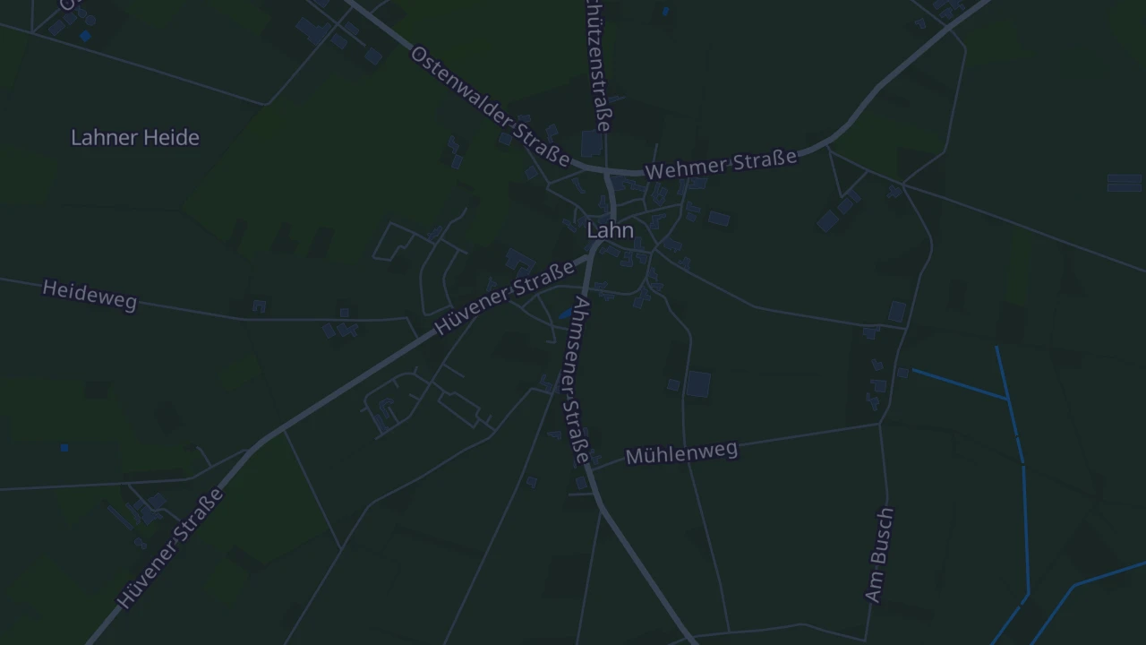 Karte von Lahn (Hümmling)