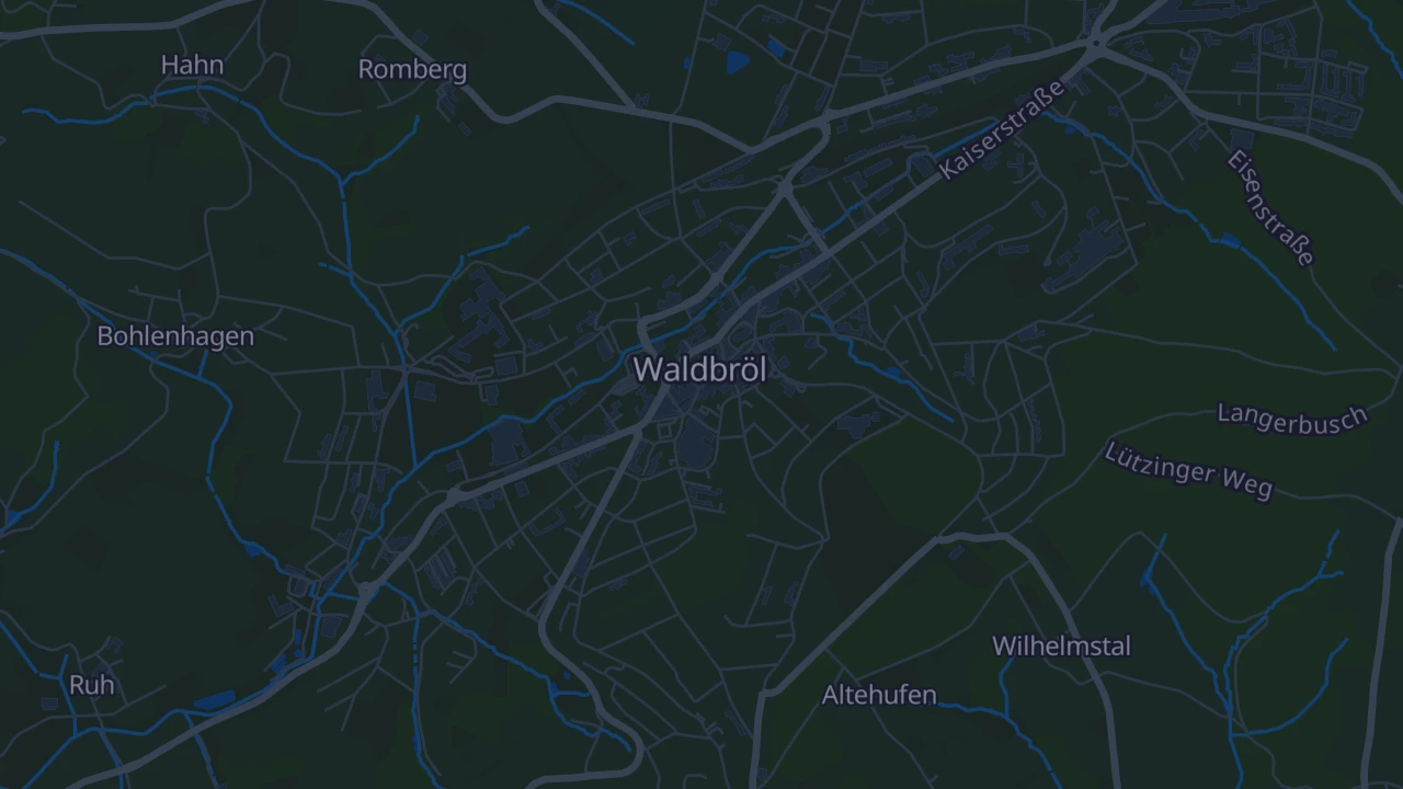 Karte von Waldbröl