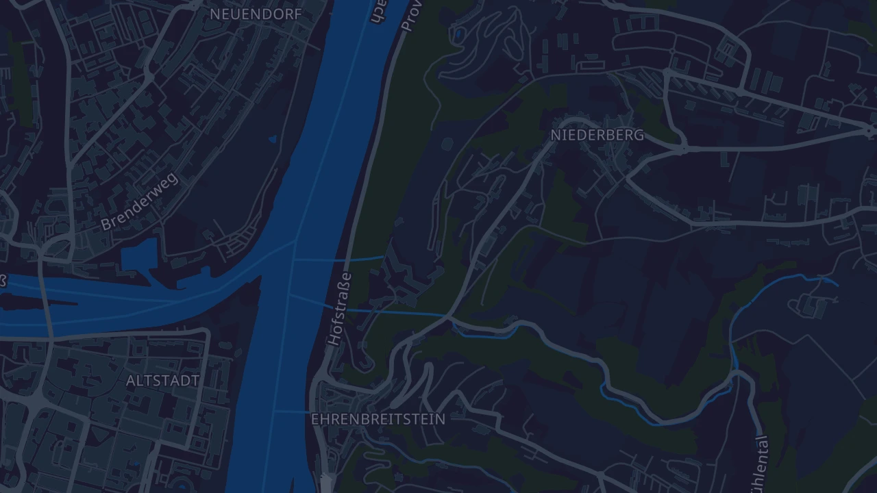 Karte von Koblenz