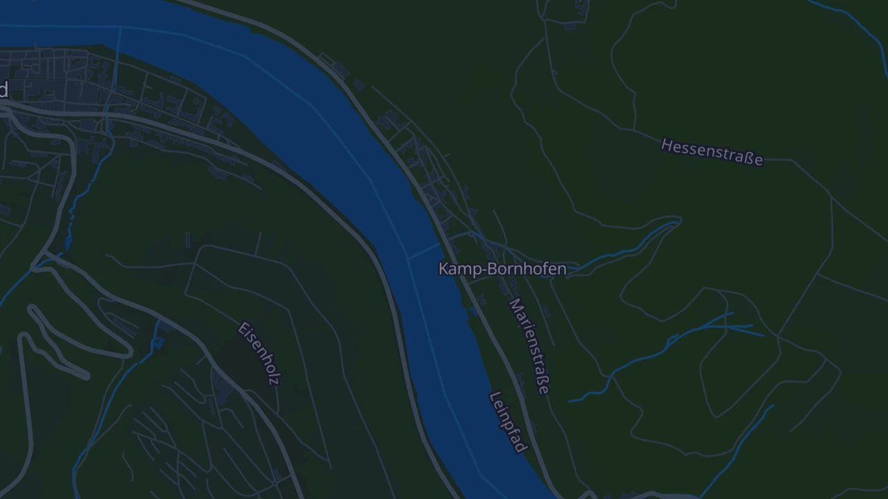 Karte von Kamp-Bornhofen