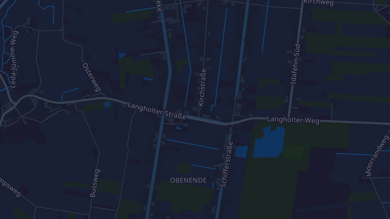 Karte von Ostrhauderfehn