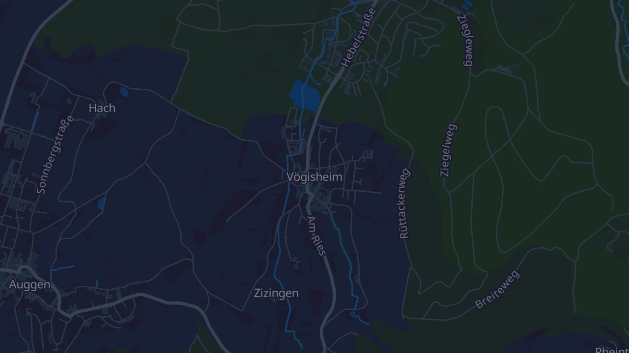 Karte von Müllheim im Markgräflerland