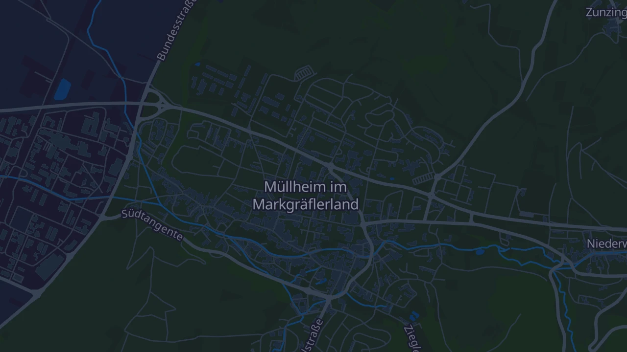 Karte von Müllheim im Markgräflerland