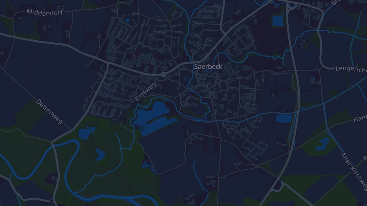 Karte von Saerbeck