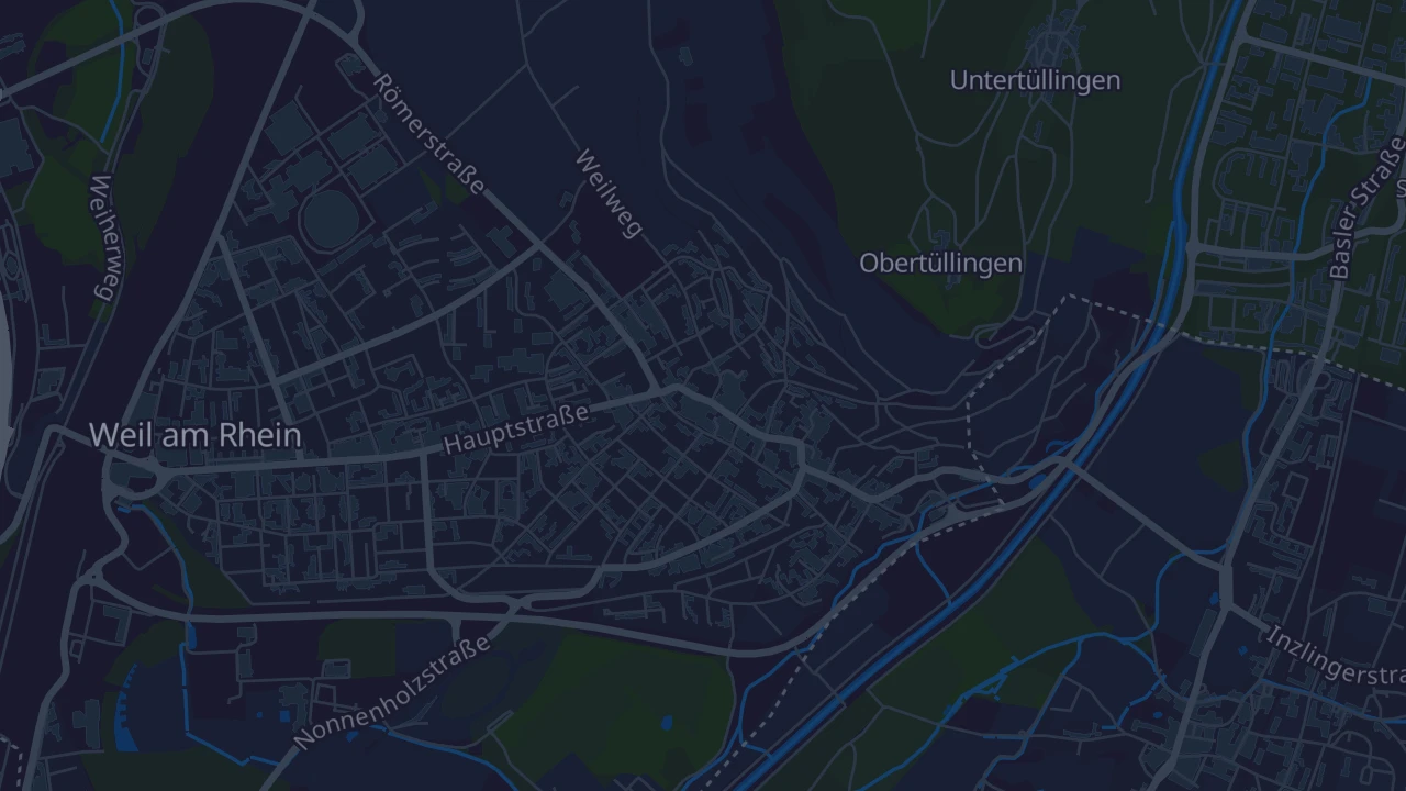 Karte von Weil am Rhein
