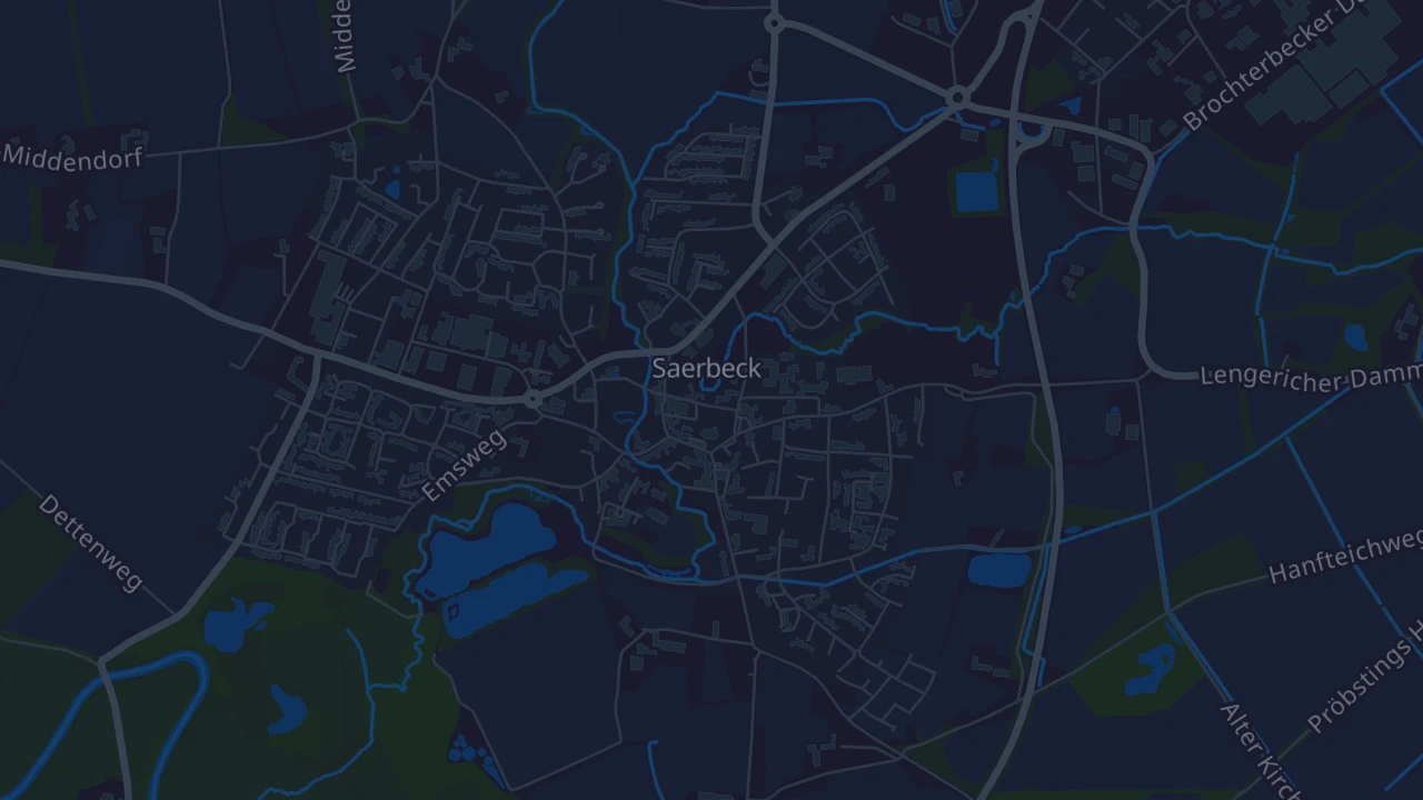 Karte von Saerbeck