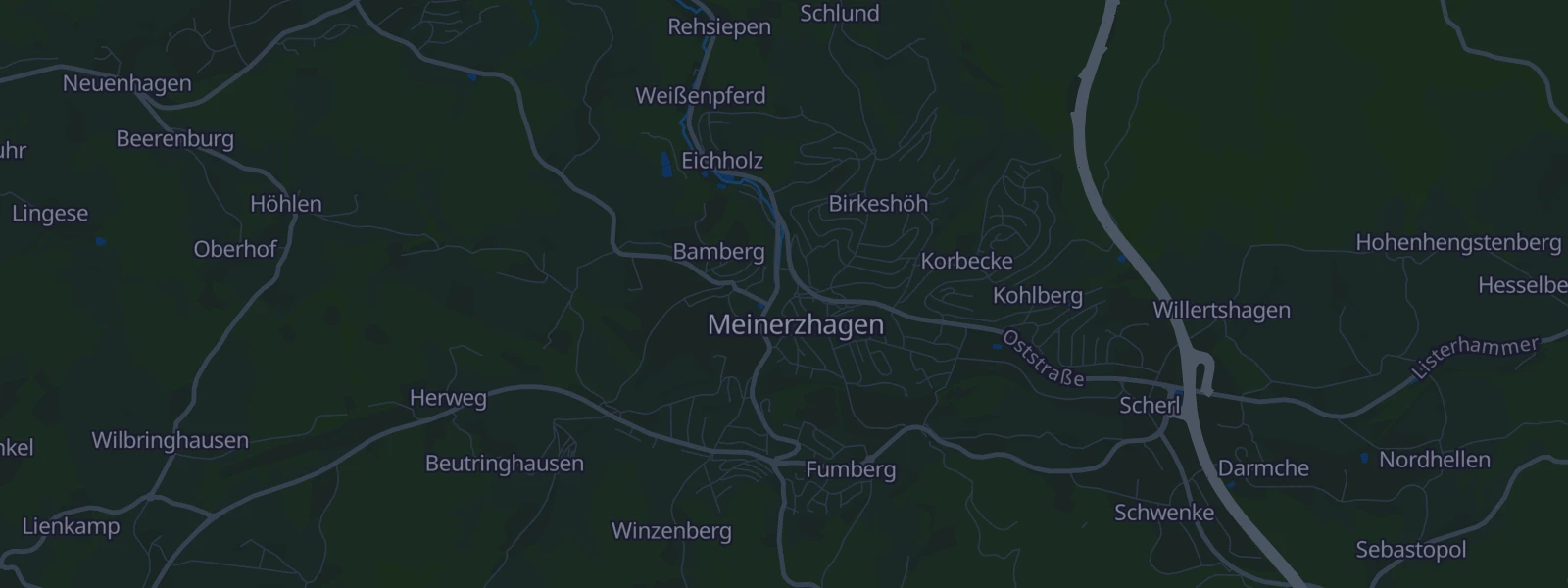 Karte von Meinerzhagen