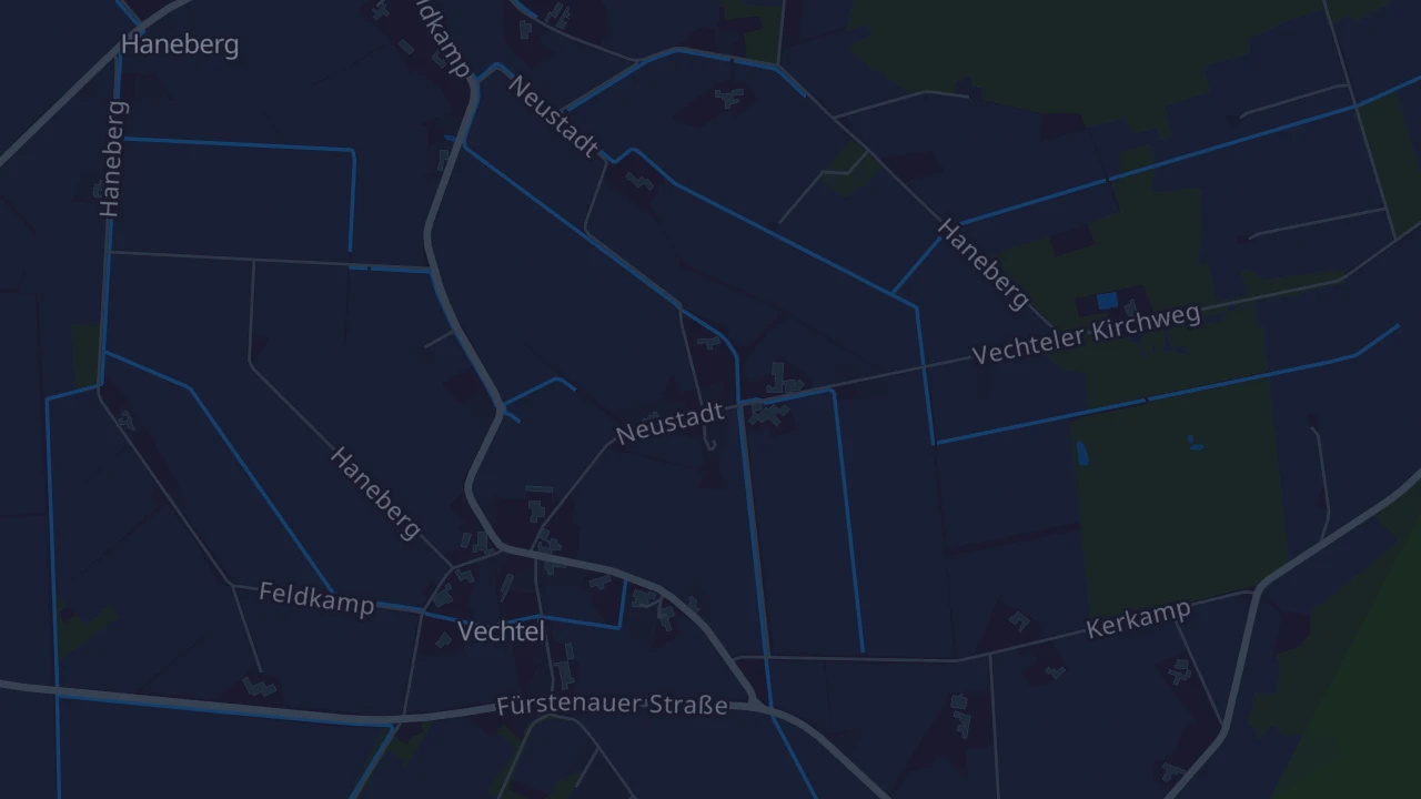 Karte von Bippen