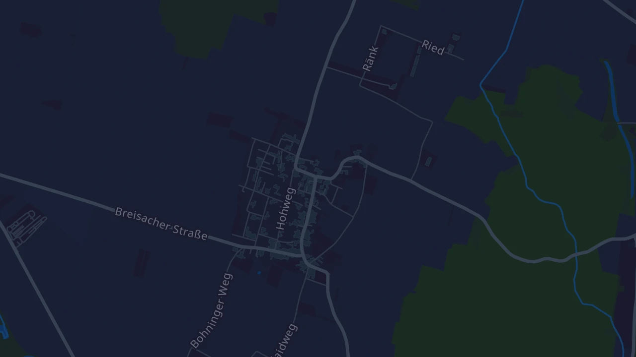 Karte von Breisach am Rhein