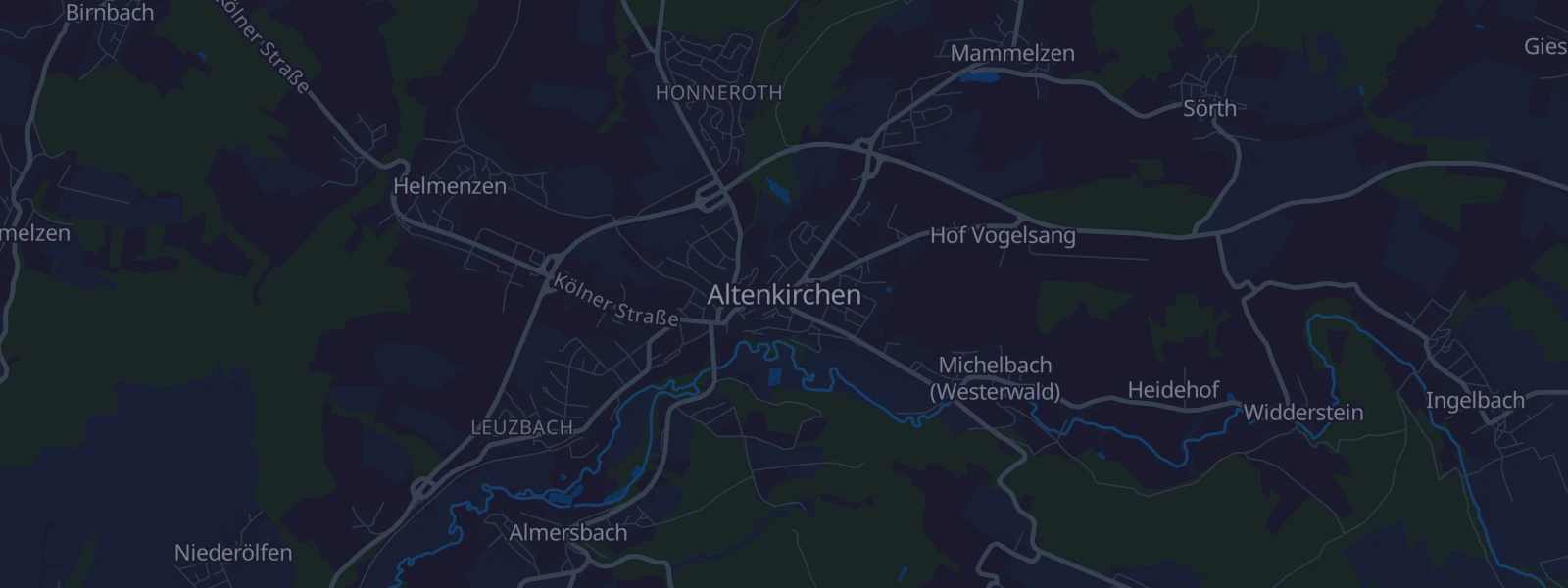 Karte von Altenkirchen (Westerwald)