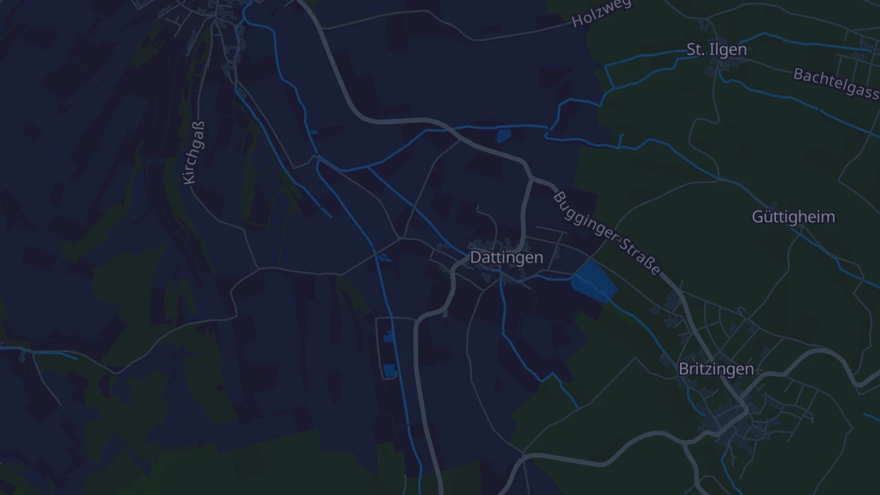 Karte von Müllheim im Markgräflerland